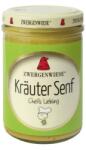 ZWERGENWIESE Mustar cu ierburi de Provance fara gluten, eco - 160 ml