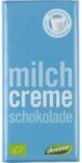 dennree Ciocolata cu lapte si crema de lapte, eco - 100 g