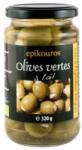 Epikouros Masline verzi BIO umplute cu usturoi in saramura, 320g