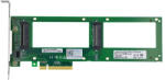 LR-Link LRNV94N8 - 2x U. 2 SFF-8639 SSD към PCI Express 3.0 Gen 3 X8 карта U. 2 NVMe SSD адаптер (LRNV94N8)