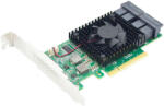 LR-Link LRNV9347L-4I - Адаптер PCIe Express 3.0x8 към 4xU. 2 (SFF-8643) NVMe (LRNV9347L-4I)