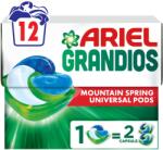 Ariel Grandios PODS® Mountain Spring kapszulás mosószer, 12 mosáshoz