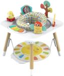  Saritor pentru copii 4 in 1 cu Centru de Activitati WePro Store, Baby Jumper, Ajustabil pe Inaltime, Scaun Rotativ 360, Sunete, Lumini si Accesorii atractive, ideal pentru bebelusi de la 6 luni+, Alb  Sezlong balansoar bebelusi
