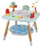  Saritor pentru copii 4 in 1 cu Centru de Activitati WePro Store, Baby Jumper, Ajustabil pe Inaltime, Scaun Rotativ 360, Sunete, Lumini si Accesorii atractive, ideal pentru bebelusi de la 6 luni+, Alba Sezlong balansoar bebelusi