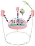  Saritor pentru copii 2 in 1 cu Centru de Activitati WePro Store, Baby Jumper, Ajustabil pe Inaltime, Scaun Rotativ 360, Sunete, Lumini si Accesorii atractive, ideal pentru bebelusi de la 6 luni+, Roz  Sezlong balansoar bebelusi