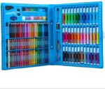  Set de pictura si desen pentru copii WePro Store, 150 piese, carioci, creioane colorate, pasteluri de ulei, acuarele (Df-2)