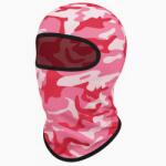 FIXATO Cagula Camuflaj FIXATO, Unisex, Protectie UV, Material elastic, respirabil, Marime universala, Pink Storm (cagula-camuflaj-pink-storm)