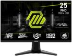 MSI MAG 255F E20, IPS, 24.5 inch, Full HD, 1920 x 1080, HDMI, DisplayPort, 200 Hz, 0.5 ms, Negru 9S6-3BC21M-043 (MAG 255F E20)