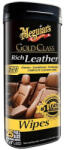 Meguiar's Servetele curatare piele Meguiars Gold Class Rich Leather Wipes 25 bucati (G10900MG)