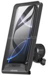 USAMS ZJ083 kerékpáros és motoros telefontartó kormányra rögzíthető, 4.7-7.2" méret, FEKETE (ZJ083) (ZJ083)