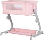 Chipolino Patut Co-Sleeper Chipolino Eleganza cu Laterala Culisanta Pink Marshmallow (KOSEL0254PM) - itgalaxy