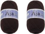 BELLATEX Ája NGM fonal szett, 2×50 g - 983 csokoládébarna
