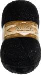 VLNIKA BELLATEX Angora Gold Simli fonal, 100 g - 60 fekete (12726)