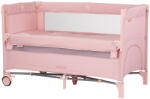 Chipolino Patut Pliabil Chipolino Relax cu Laterala Culisanta Pink Marshmallow (KOSIRE255PM)