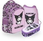 St. Majewski Kuromi Violet iskolatáska szett ovális tolltartóval (693700-3-szett) (693700)