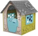 Dohány Căsuță de grădină My First Playhouse Dohány pentru joacă cu o floare pe acoperiș, de la 24 luni (DH456B) Casuta pentru copii