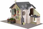 Smoby Căsuță Grădină cu bucătărie Garden House Life Smoby cu burlan de scurgere, extinsă cu filtru UV pentru 24 luni (SM810308-F) Casuta pentru copii