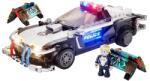 Lumibricks Cyberpunk Neoncity rendőrségi járőrautó építőjáték LED-del 372db F9043 (F9043)