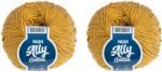 BELLATEX Ally cotton 50 g set, 2 db - 036 mustársárga (14059)