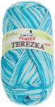 VLNIKA BELLATEX Terezka multi fonal, 50 g - 252 fehér, kék, türkizkék (12852)