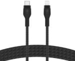 Belkin Cablu Belkin BOOST CHARGE PRO Flex USB-C catre LTG, Silicon impletit, 1M, Negru (BEL-0232)