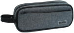 ECADA Penar etui cu 2 fermoare Ecada 78506, Gri (78506) Penar