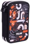MILAN Penar echipat cu 2 fermoare Milan, Motiv fingers (081264FRS) Penar