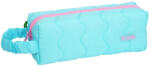 ECADA Penar etui cu 1 fermoar Ecada 78400T, Turcoaz cu detalii roz (78400T) Penar