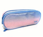 ECADA Penar etui cu 2 fermoare Ecada 78413, Degrade pastel cu efect stralucitor (78413) Penar