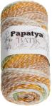 BELLATEX fonal Papatya Cotton Blend batik 100 g - 1011 fehér, barna, zöld (13327)