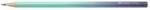 Faber-Castell Creion grafit FABER-CASTELL Flux albastru-turcoaz B triunghiular (118403)