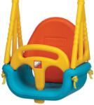 Ricokids Gyerek hinta, Ricokids, kék/narancssárga/sárga, kötélmagasság: 130-160 cm, átalakítható, teherbírás: 30 kg, téglalap alakú (TE422)