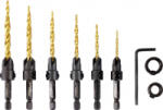 FRITZFURT Fa maró fúró készlet 8 részes 4 mm, 6 mm, 8 mm, 10 mm, 12 mm, 14 mm Teljes hossz 190 mm Hatlap szár 1 készlet (2800-6105) (2800-6105)