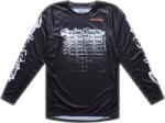 Troy Lee Designs GP Pro mez - Stamp fekete TROY LEE DESIGNS Bicikli alkatrészek Kerékpáros ruházat Kerékpáros mezek