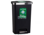 Merida KJC410 ECO PAPER Hulladékgyűjtő, 50L, műanyag, lábpedálos, fekete