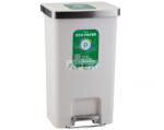 Merida KJB410 ECO PAPER Hulladékgyűjtő, 50L, műanyag, lábpedálos, fehér