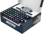 Schneider Kétvégű marker készlet, 72 darabos, SCHNEIDER "Paint-It 040 Twin marker Set complete", 30 különböző szín (TSC040V72C) - webpapir