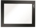 DURABLE Infokeret, A6, mágneses, DURABLE "DURAFRAME MAGNETIC", fekete (DB494801) - webpapir