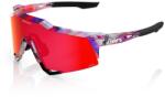  Ochelari 100% Speedcraft SL FDJ United-Suez, gloss translucent red blue/HiPER Fire Red Mirror Lens