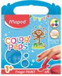 Maped Ujjfesték, alap színek, 4x80 g, MAPED (IMA812510) - webpapir