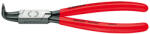 KNIPEX Zégergyűrű fogó, belső, hajlított 215 mm Knipex 44 21 J31 215 (44 21 J31 215)
