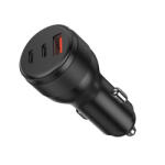 AVAX CC695 CARLY USB-C (PD 3.0) + USB-A (QC) 95W autós töltő, fekete (AVAX CC695) - mzona