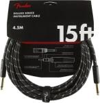 Fender Deluxe Series 4, 5 m Black Tweed gitárkábel
