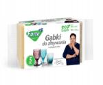 Forte+ Eco rostszálas mosogatószivacs 5 db (FOR-G-1621)