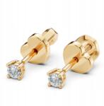 ESSYA 585 Arany Fülbevaló Gyémánttal 0, 12 Ct Lab Essya (102-10012/1(2.5)-585-LAB-YEL)