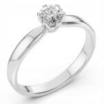 ESSYA 925 Ezüst Gyűrű Gyémánttal 0, 4 Ct Lab Essya (101-10040(4.7)-925-LAB-WHT)