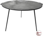 Kályhaház 3 Lábú Öntöttvas Grilltárcsa / Sütőtárcsa - Ø 45 cm - Enyhén íves, kerek