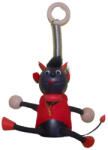  Rugós figura - ördög piros ruhában