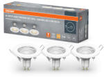 OSRAM Süllyesztett LED spot lámpatest GU10 2.6W 2700K 230lm fehér Osram (4099854482953)