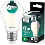Lumileds LED izzó E27 A60 4, 9W 1055lm = 75W semleges fényű 4000K 360° Filament A energiaosztály LUMILED (LUMLEDJ0418)